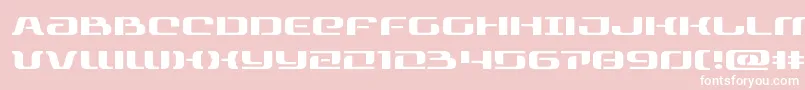 rangepaladinexpand Font – White Fonts on Pink Background