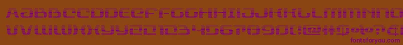 Czcionka rangepaladingrad – fioletowe czcionki na brązowym tle