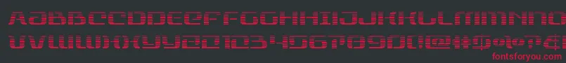 rangepaladingrad Font – Red Fonts on Black Background