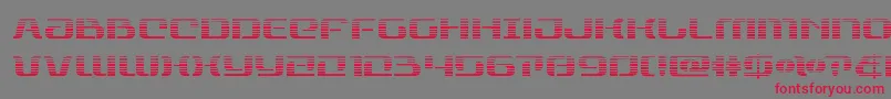 フォントrangepaladingrad – 赤い文字の灰色の背景