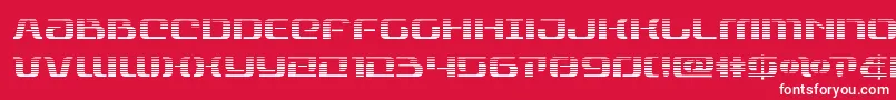 rangepaladingrad Font – White Fonts on Red Background