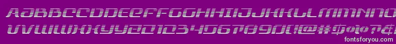 rangepaladingradital Font – Green Fonts on Purple Background