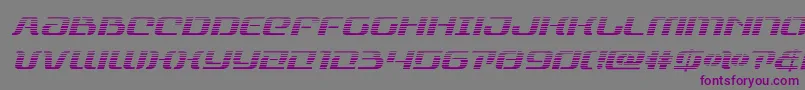 rangepaladingradital Font – Purple Fonts on Gray Background