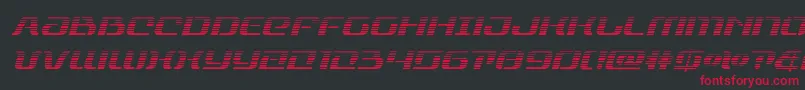 rangepaladingradital Font – Red Fonts on Black Background