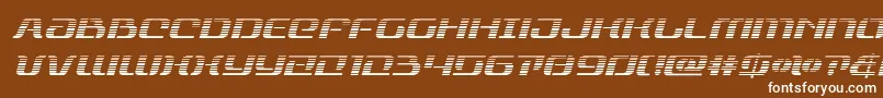 Шрифт rangepaladingradital – белые шрифты на коричневом фоне