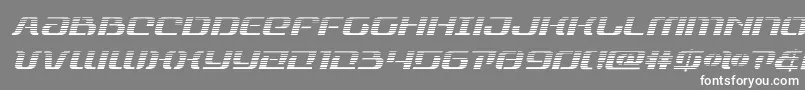 フォントrangepaladingradital – 灰色の背景に白い文字