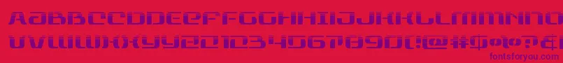 rangepaladinhalf Font – Purple Fonts on Red Background