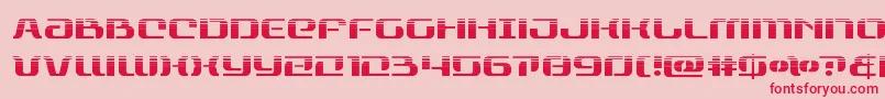 rangepaladinhalf Font – Red Fonts on Pink Background
