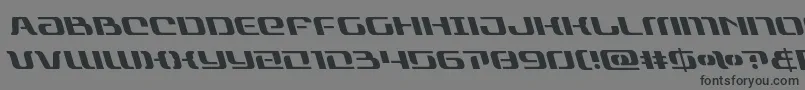 Czcionka rangepaladinleft – czarne czcionki na szarym tle