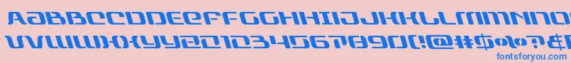 Шрифт rangepaladinleft – синие шрифты на розовом фоне