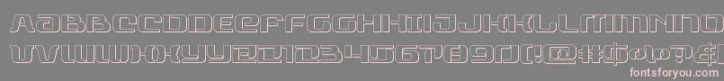 rangepaladinout Font – Pink Fonts on Gray Background