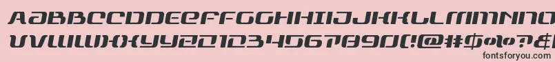 rangepaladinsemital Font – Black Fonts on Pink Background