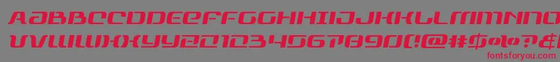 rangepaladinsemital Font – Red Fonts on Gray Background