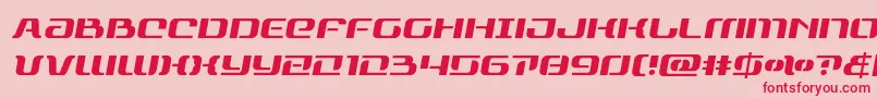 rangepaladinsemital Font – Red Fonts on Pink Background
