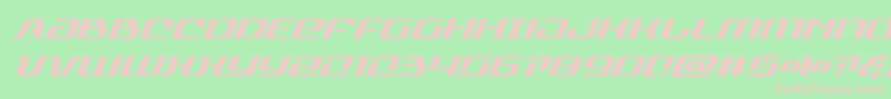 rangepaladinsuperital Font – Pink Fonts on Green Background