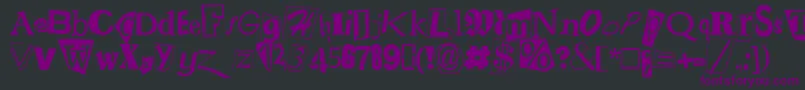 More about rans Font rans Font – Purple Fonts on Black Background