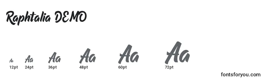 Raphtalia DEMO Font Sizes