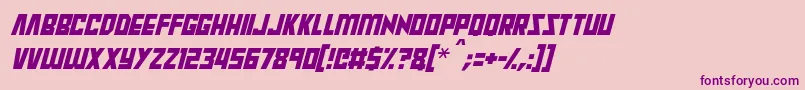 En savoir plus sur la police Raptors Italic Police Raptors Italic – polices violettes sur fond rose