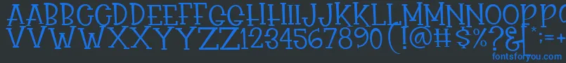 More about Rasionil Font Rasionil Font – Blue Fonts on Black Background