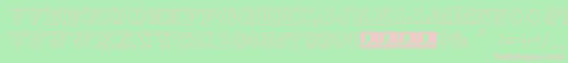 MalditaComebolsas Font – Pink Fonts on Green Background