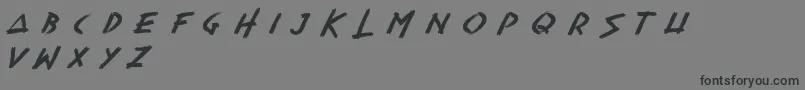 RASKHAL Font – Black Fonts on Gray Background