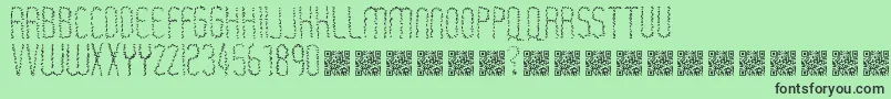 Rastaerize Font – Black Fonts on Green Background