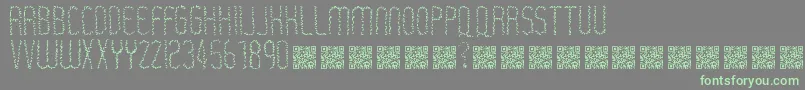 Rastaerize Font – Green Fonts on Gray Background