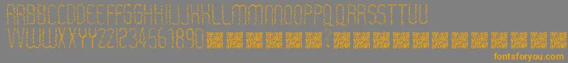 Rastaerize Font – Orange Fonts on Gray Background