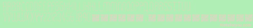 Rastaerize Font – Pink Fonts on Green Background