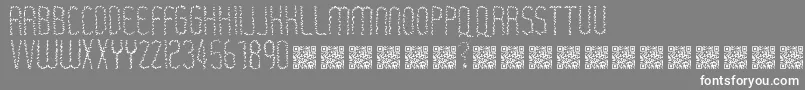 Rastaerize Font – White Fonts on Gray Background