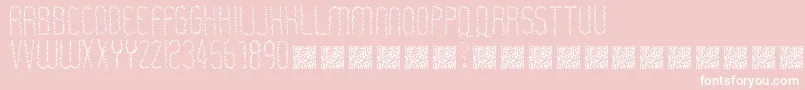 Rastaerize Font – White Fonts on Pink Background