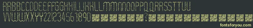 Rastaerize Font – Yellow Fonts on Black Background