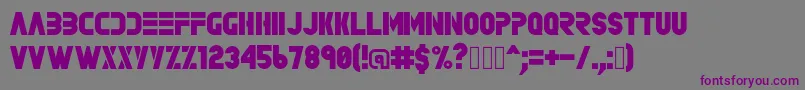 Шрифт Rave – фиолетовые шрифты на сером фоне