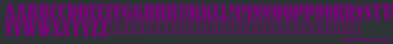 RAVEN    Font – Purple Fonts on Black Background
