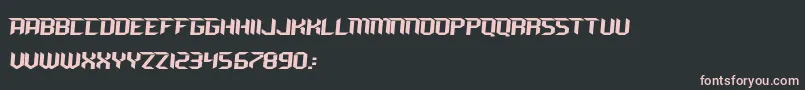 RAVEN MX Font – Pink Fonts on Black Background