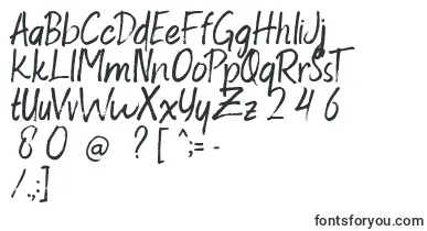 Raventame Free font – chalk Fonts