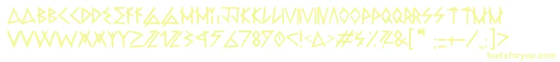 RawDeltaHandStreet Regular Font – Yellow Fonts