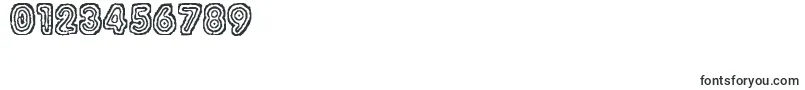フォントraydiat2 – 数字と数値のためのフォント