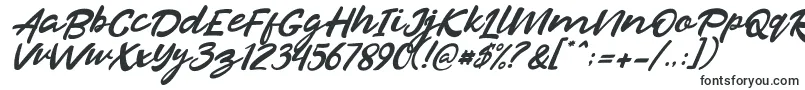 フォントRazan Italic – Adobe Acrobat用のフォント