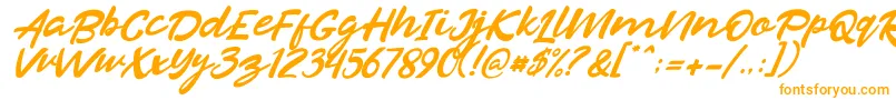 Lisätietoja Razan Italic-fontista Razan Italic-fontti – oranssit fontit
