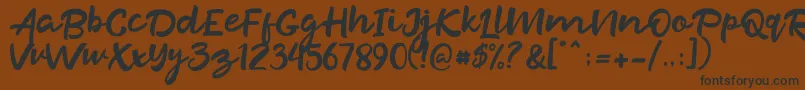 More about Razan Font Razan Font – Black Fonts on Brown Background