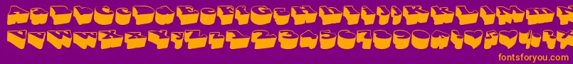 Lisätietoja RAZZO   -fontista RAZZO   -fontti – oranssit fontit violetilla taustalla