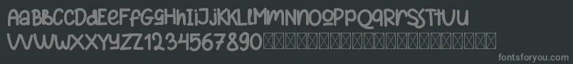 Czcionka ReactivoFree – szare czcionki na czarnym tle