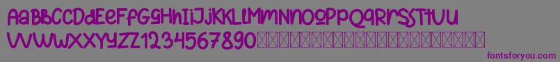 Lisätietoja ReactivoFree-fontista ReactivoFree-fontti – violetit fontit harmaalla taustalla