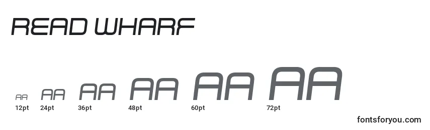 Read Wharf Font Sizes