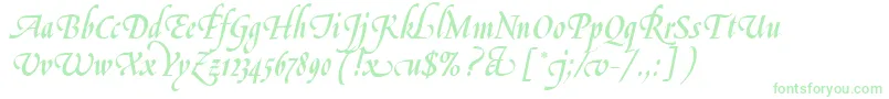 Weitere Informationen zur LeGriffeLetPlain.1.0-Schriftart LeGriffeLetPlain.1.0-Schriftart – Grüne Schriften