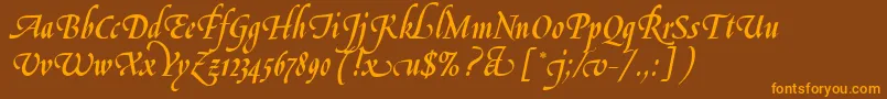 Подробнее о шрифте LeGriffeLetPlain.1.0 Шрифт LeGriffeLetPlain.1.0 – оранжевые шрифты на коричневом фоне