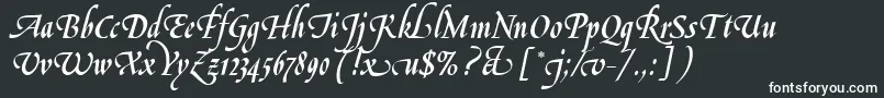 Шрифт LeGriffeLetPlain.1.0 – белые шрифты