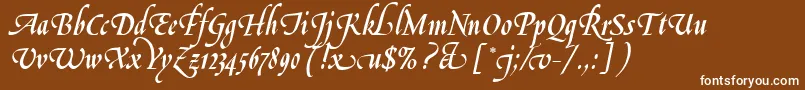 fuente LeGriffeLetPlain.1.0 – Fuentes Blancas Sobre Fondo Marrón