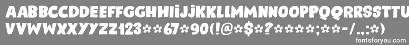 Reality Check DEMO Font – White Fonts on Gray Background